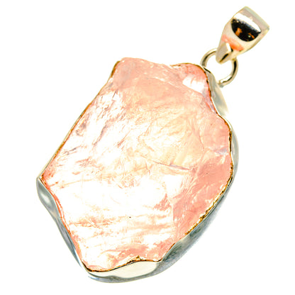 Rose Quartz Pendants handcrafted by Ana Silver Co - PD759680