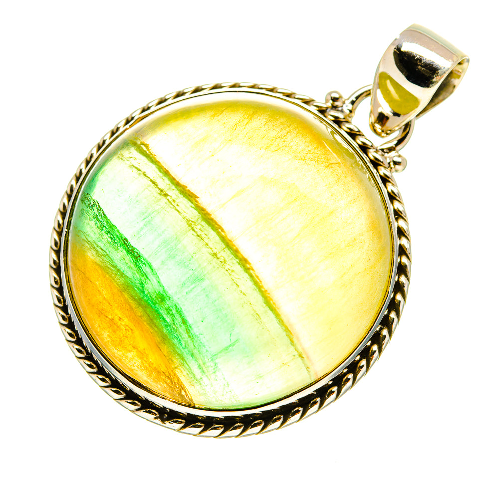 Green Fluorite Pendants handcrafted by Ana Silver Co - PD759686