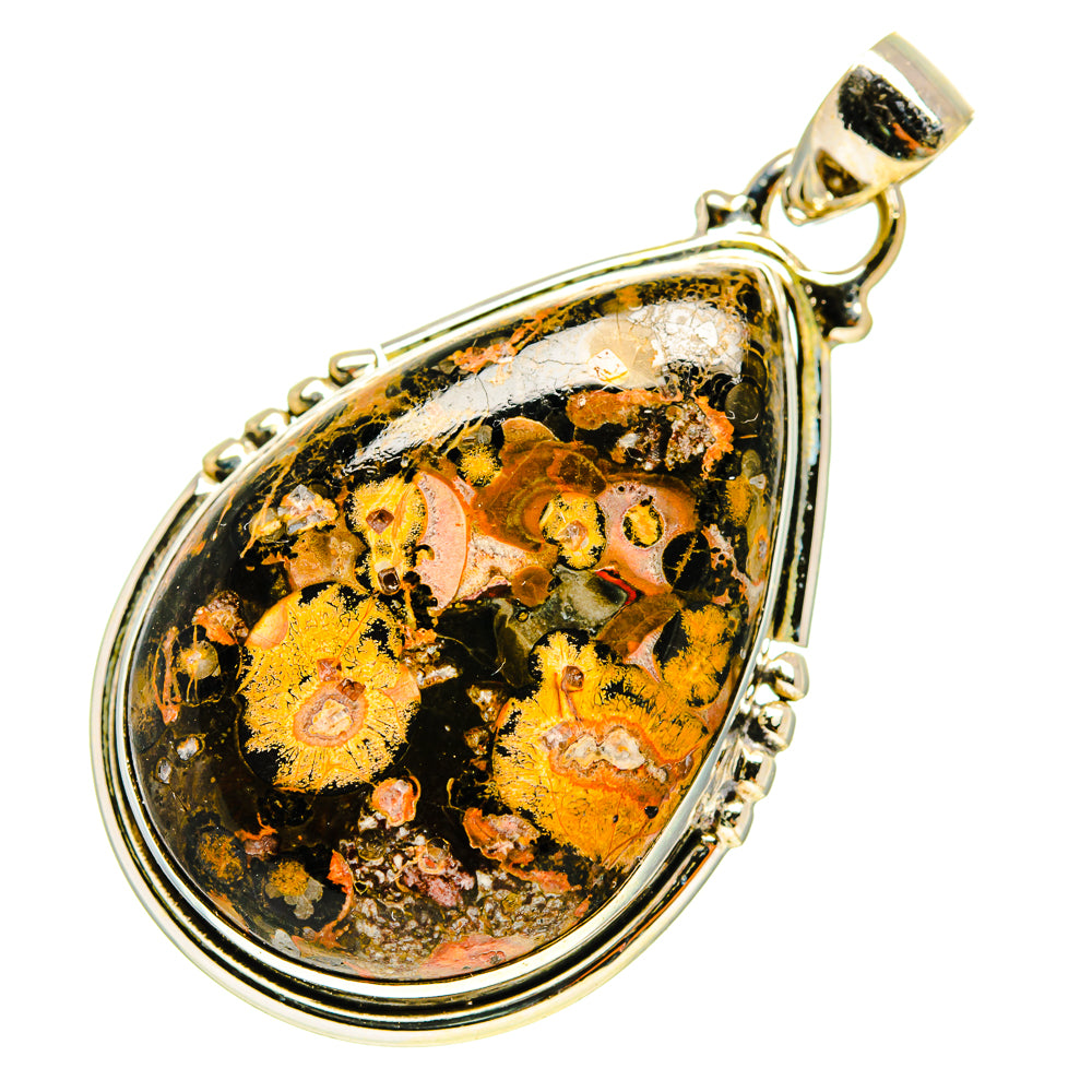 Fireworks Obsidian Pendants handcrafted by Ana Silver Co - PD759695