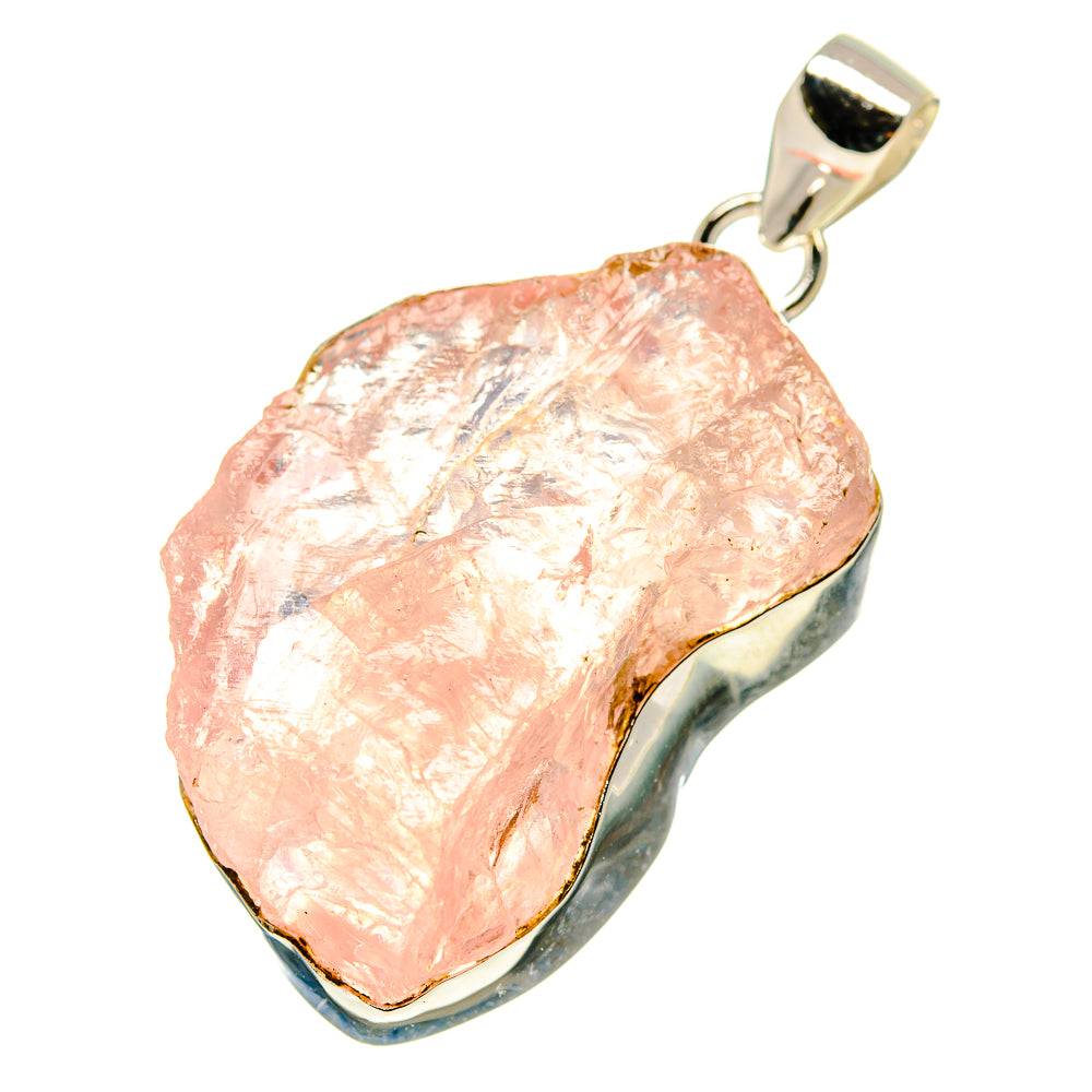 Rose Quartz Pendants handcrafted by Ana Silver Co - PD759696