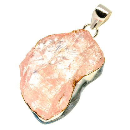 Rose Quartz Pendants handcrafted by Ana Silver Co - PD759696