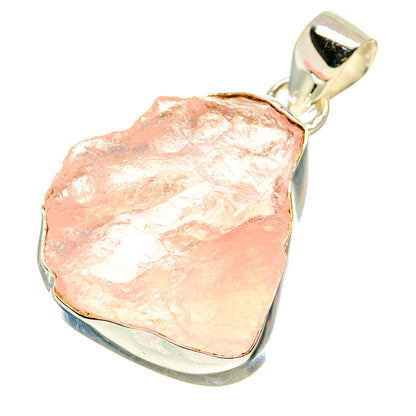 Rose Quartz Pendants handcrafted by Ana Silver Co - PD759700