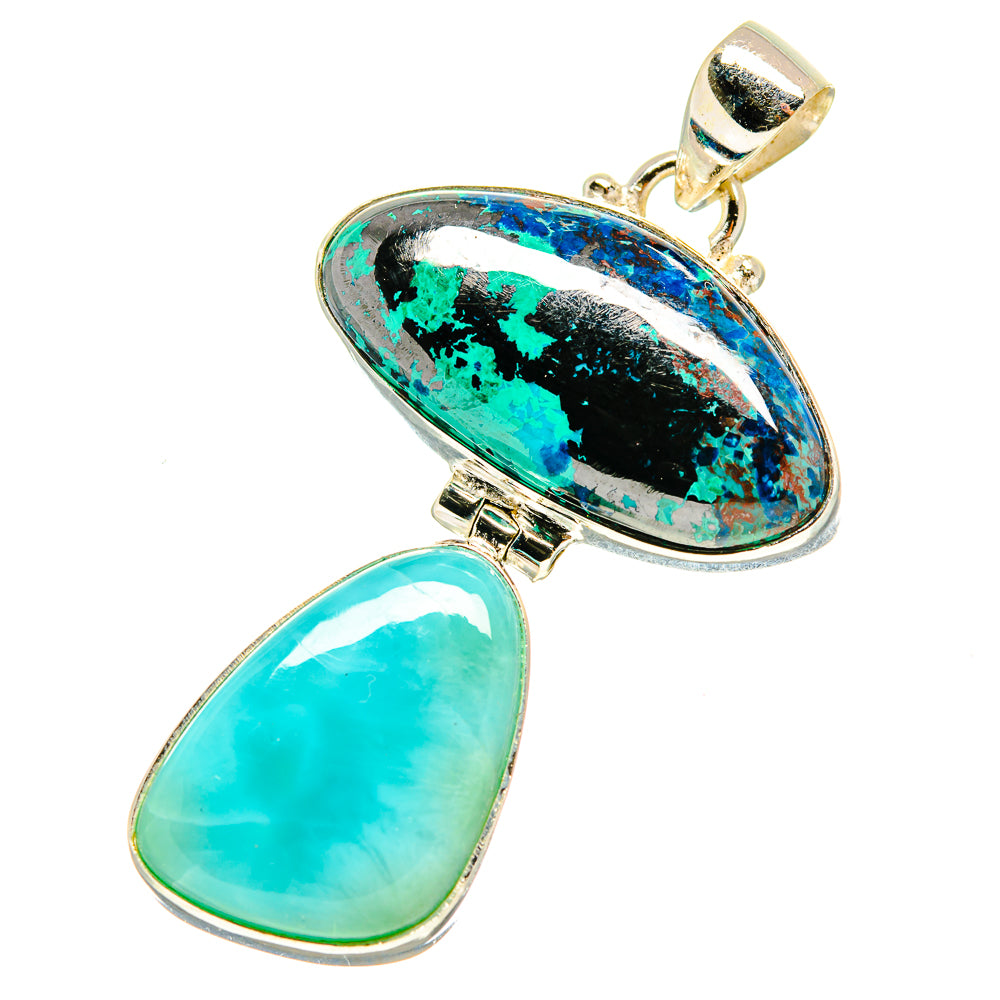 Shattuckite, Larimar Pendants handcrafted by Ana Silver Co - PD759709