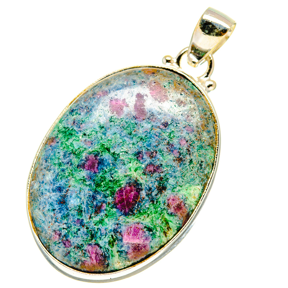 Ruby Fuchsite Pendants handcrafted by Ana Silver Co - PD759718
