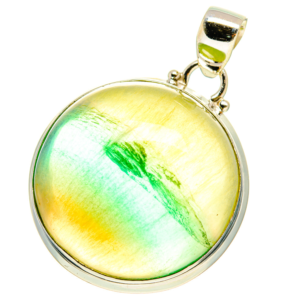 Green Fluorite Pendants handcrafted by Ana Silver Co - PD759721