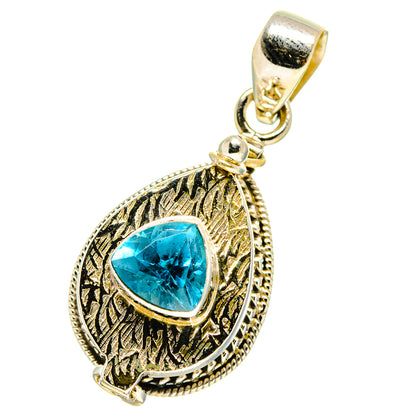 Blue Topaz Pendants handcrafted by Ana Silver Co - PD759722