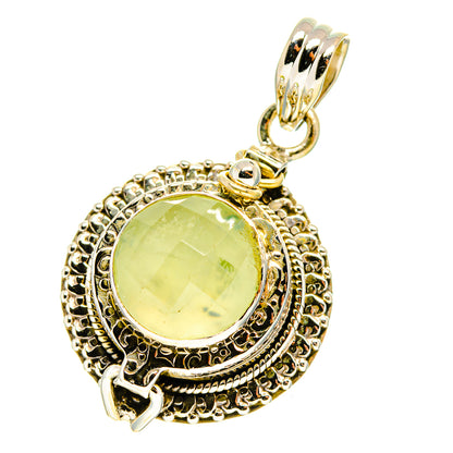 Prehnite Pendants handcrafted by Ana Silver Co - PD759728
