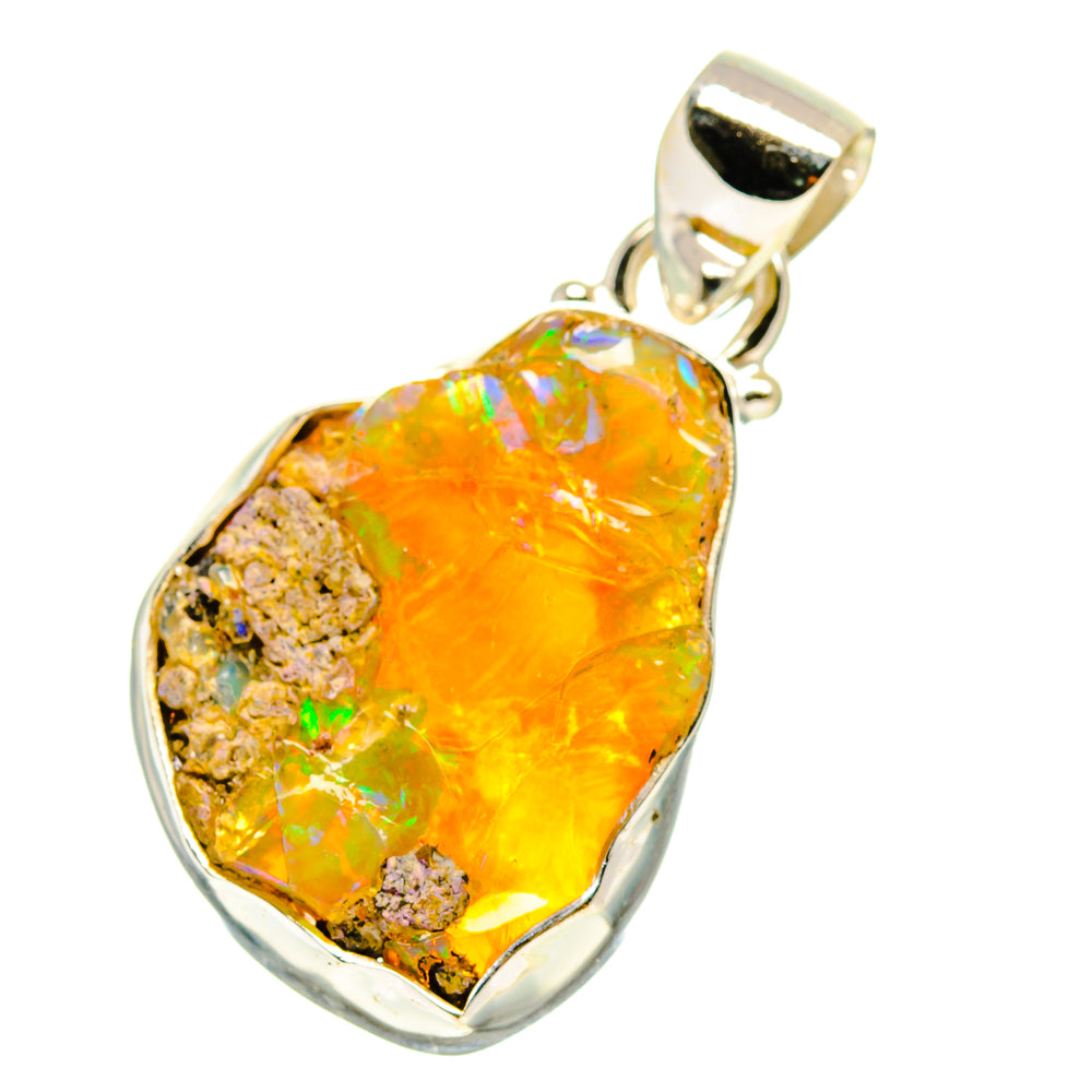 Ethiopian Opal Pendants handcrafted by Ana Silver Co - PD759736