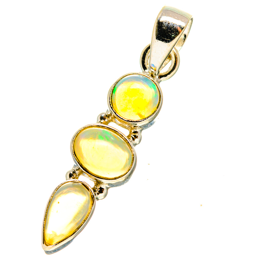 Ethiopian Opal Pendants handcrafted by Ana Silver Co - PD759762