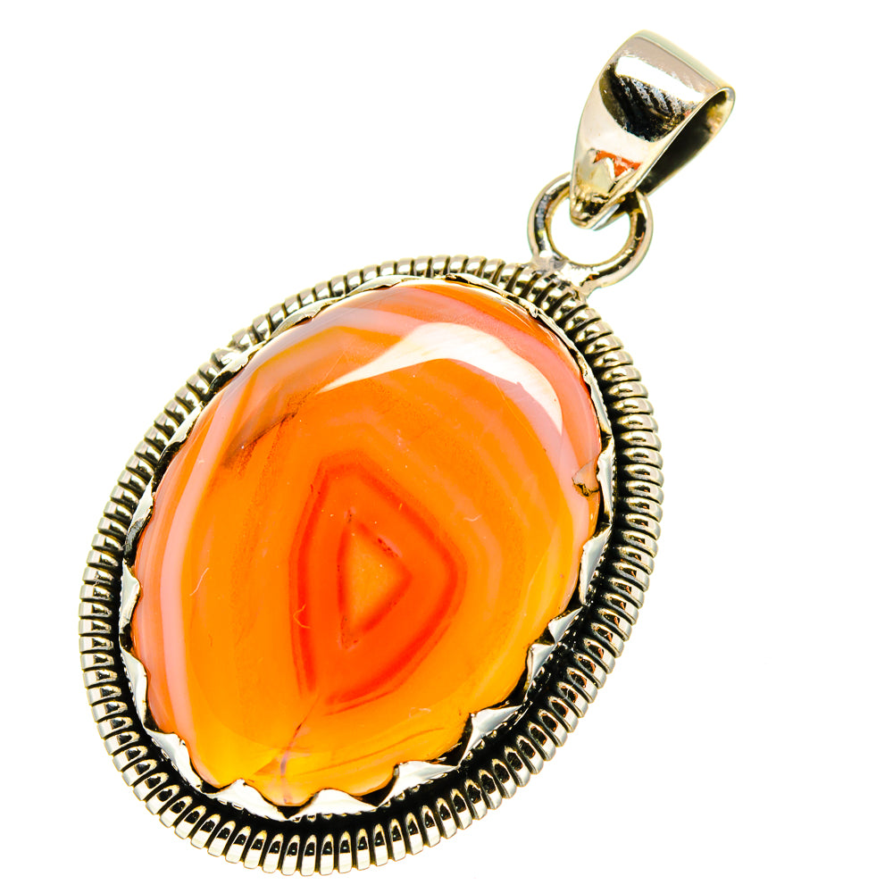 Botswana Agate Pendants handcrafted by Ana Silver Co - PD759766