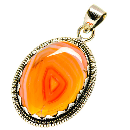 Botswana Agate Pendants handcrafted by Ana Silver Co - PD759766