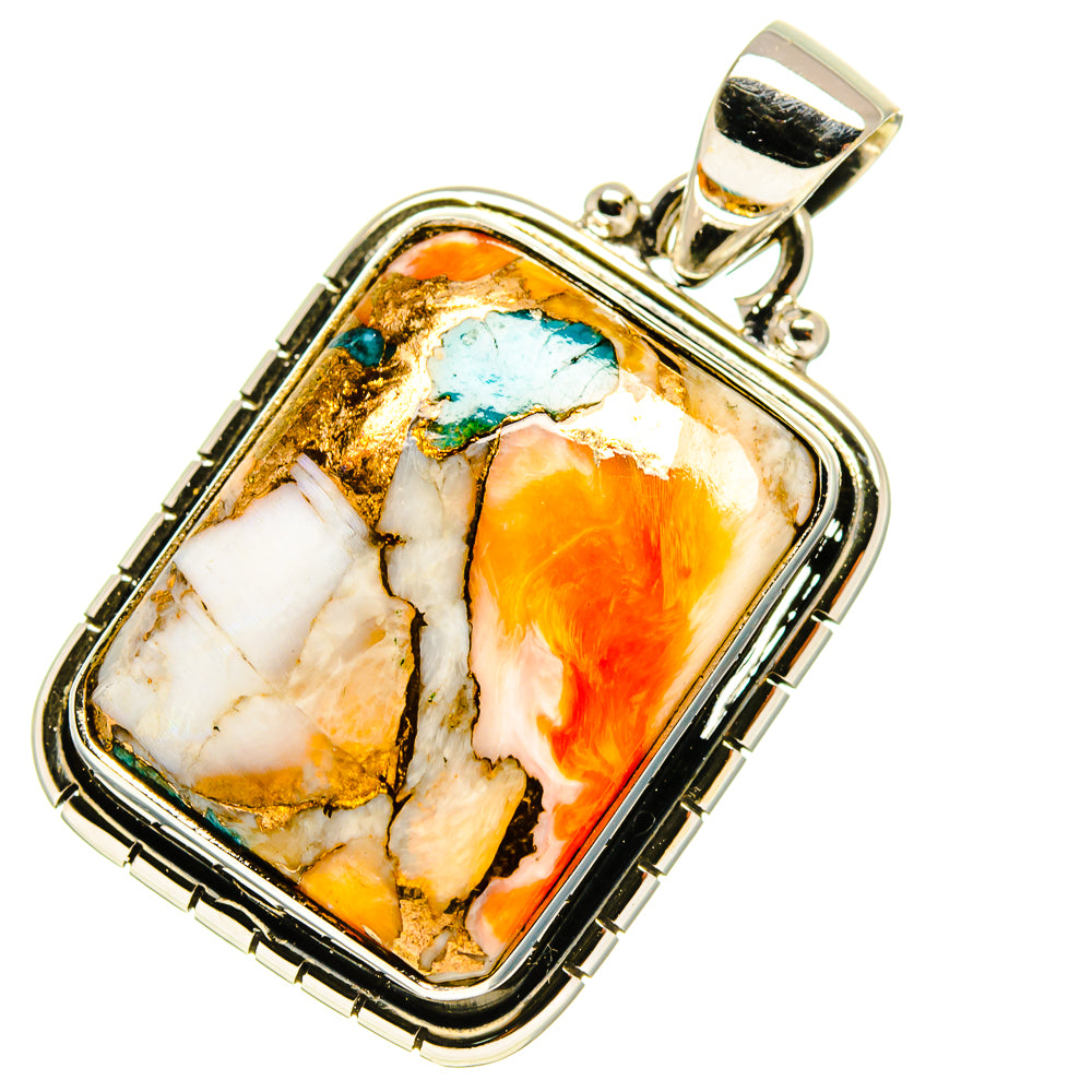 Blue Copper Composite Turquoise Pendants handcrafted by Ana Silver Co - PD759772