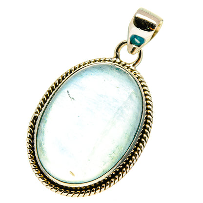 Blue Fluorite Pendants handcrafted by Ana Silver Co - PD759778