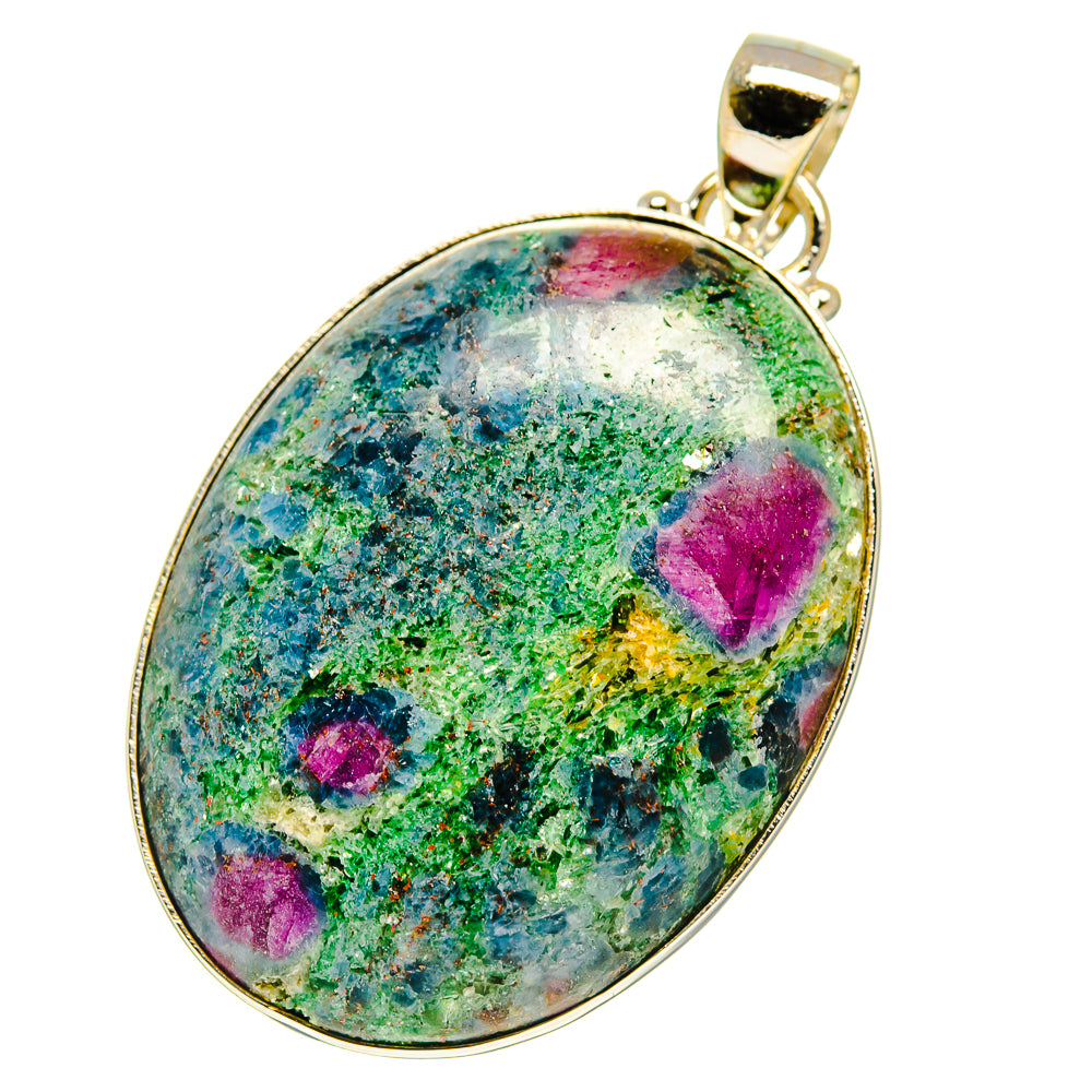 Ruby Fuchsite Pendants handcrafted by Ana Silver Co - PD759783