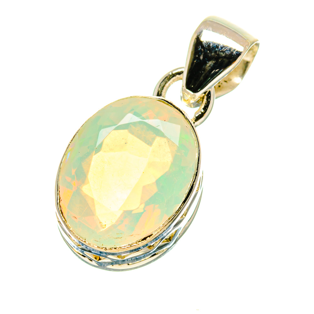 Ethiopian Opal Pendants handcrafted by Ana Silver Co - PD759788