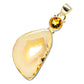 White Geode Slice Pendants handcrafted by Ana Silver Co - PD759799