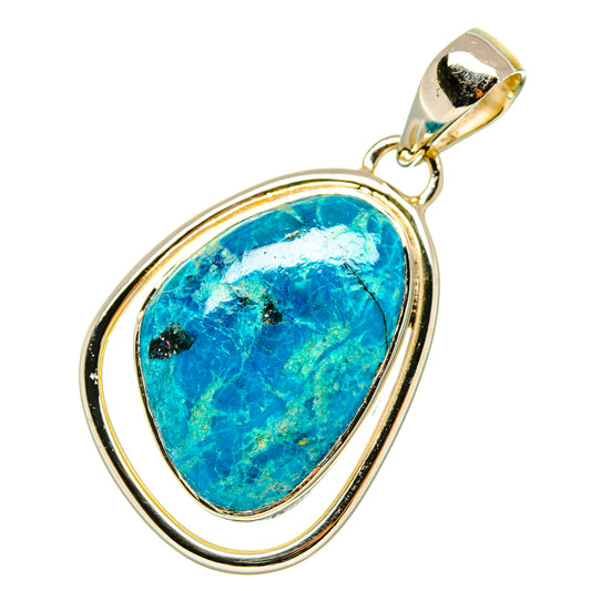 Chrysocolla Pendants handcrafted by Ana Silver Co - PD4598