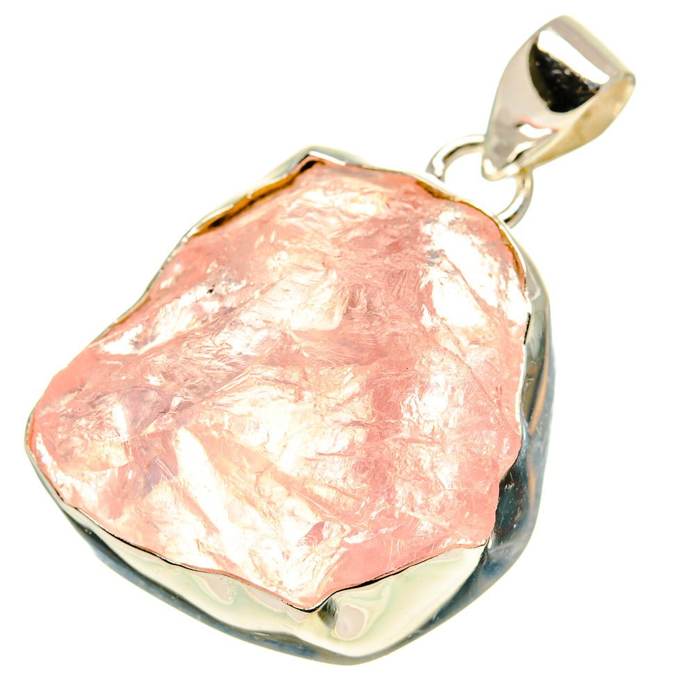 Rose Quartz Pendants handcrafted by Ana Silver Co - PD759800