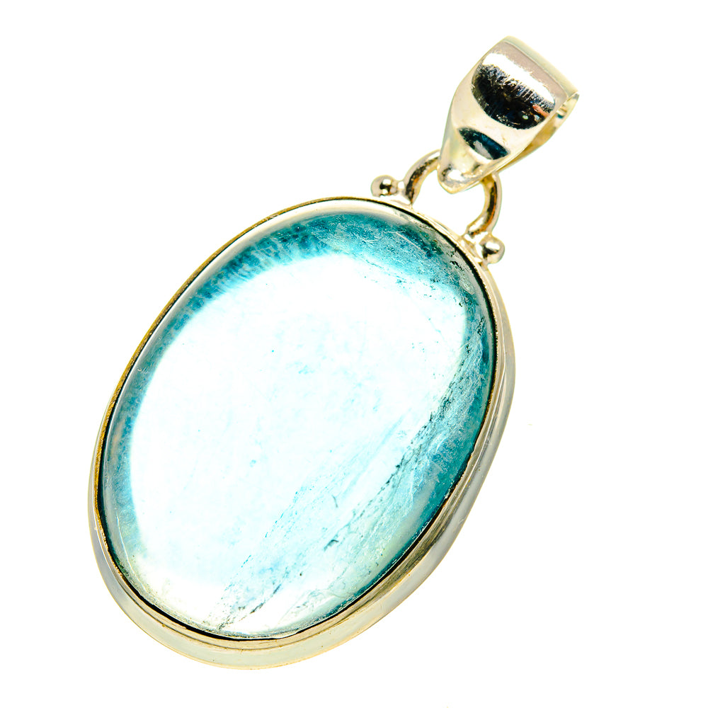 Blue Fluorite Pendants handcrafted by Ana Silver Co - PD759805