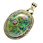 Ruby Fuchsite Pendants handcrafted by Ana Silver Co - PD759811