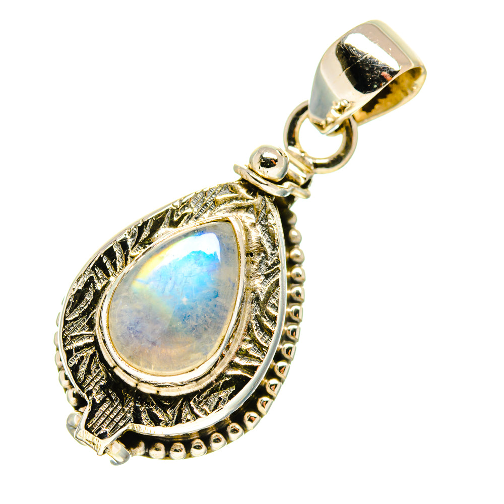 Rainbow Moonstone Pendants handcrafted by Ana Silver Co - PD759814