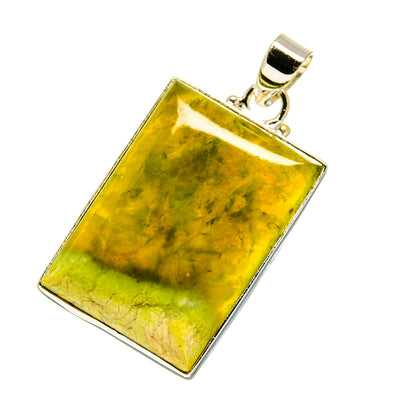 Australian Green Opal Pendants handcrafted by Ana Silver Co - PD759816