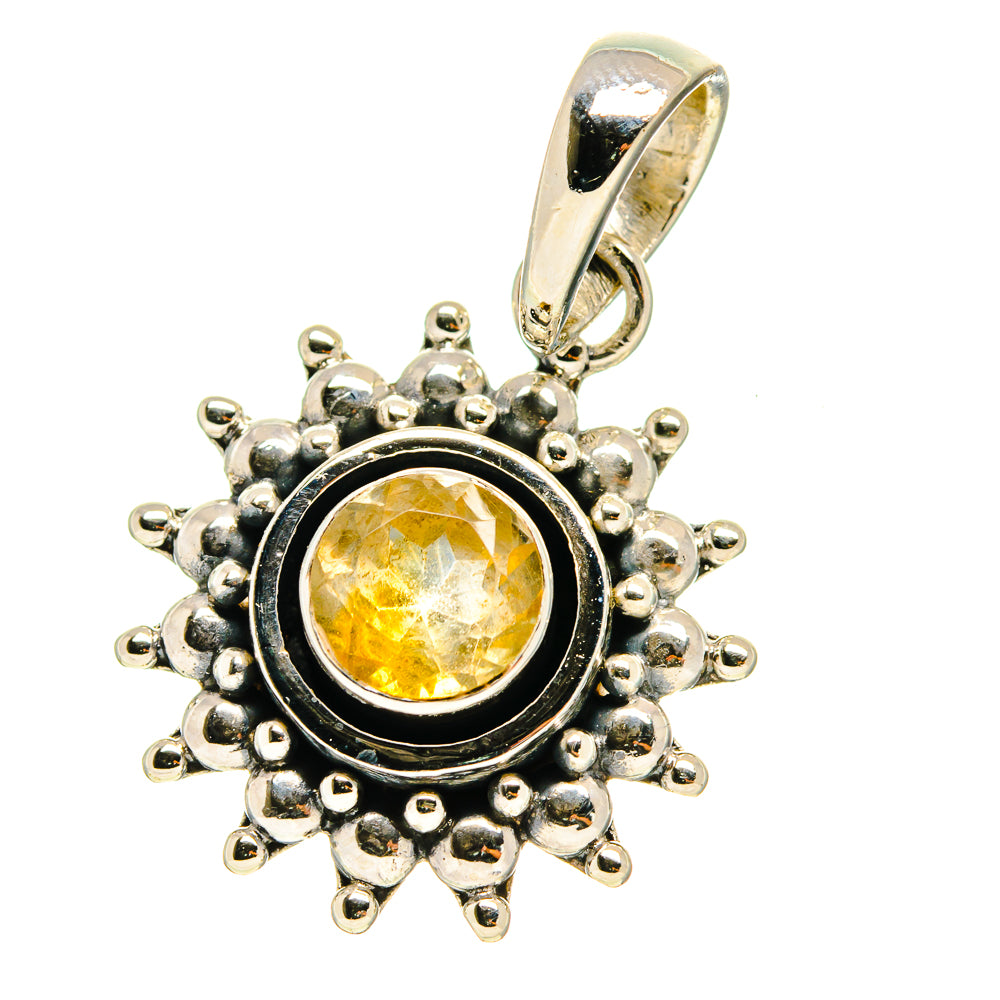 Citrine Pendants handcrafted by Ana Silver Co - PD759818
