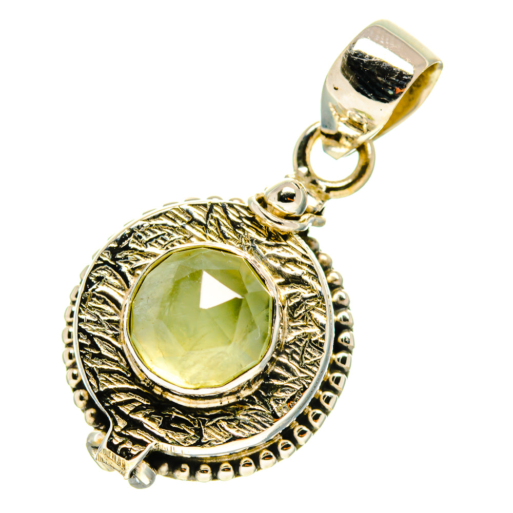 Prehnite Pendants handcrafted by Ana Silver Co - PD759819