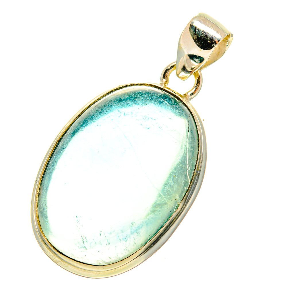 Blue Fluorite Pendants handcrafted by Ana Silver Co - PD759831