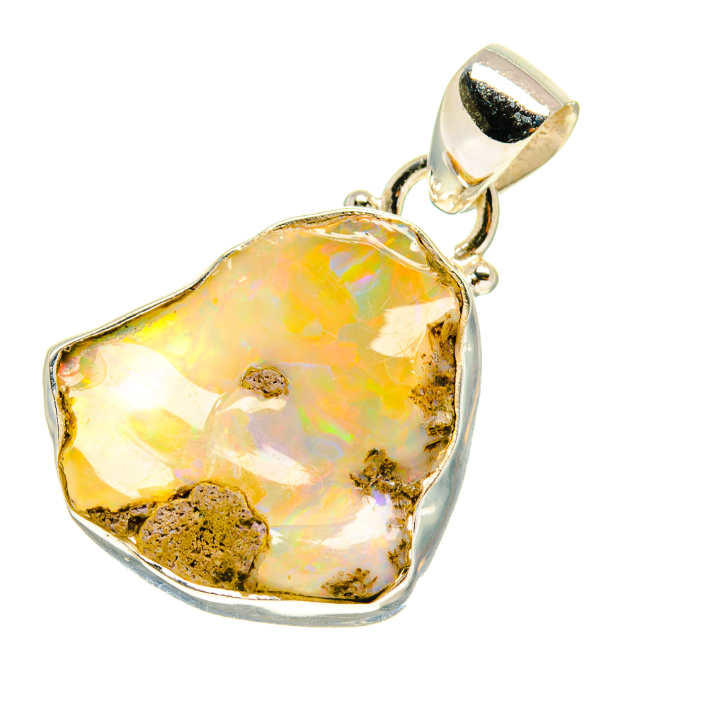 Ethiopian Opal Pendants handcrafted by Ana Silver Co - PD759833