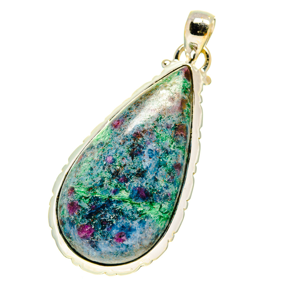 Ruby Fuchsite Pendants handcrafted by Ana Silver Co - PD759845