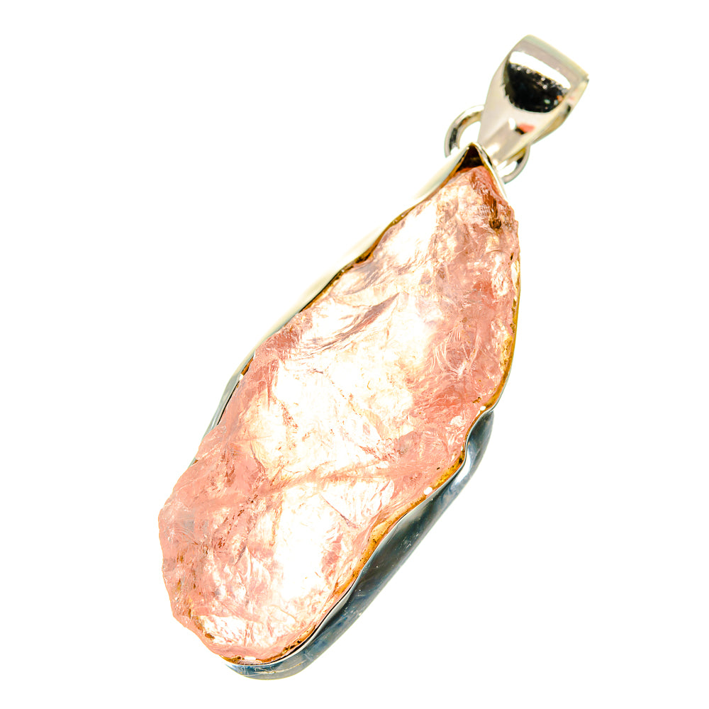 Rose Quartz Pendants handcrafted by Ana Silver Co - PD759849