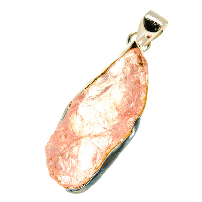Rose Quartz Pendants handcrafted by Ana Silver Co - PD759849