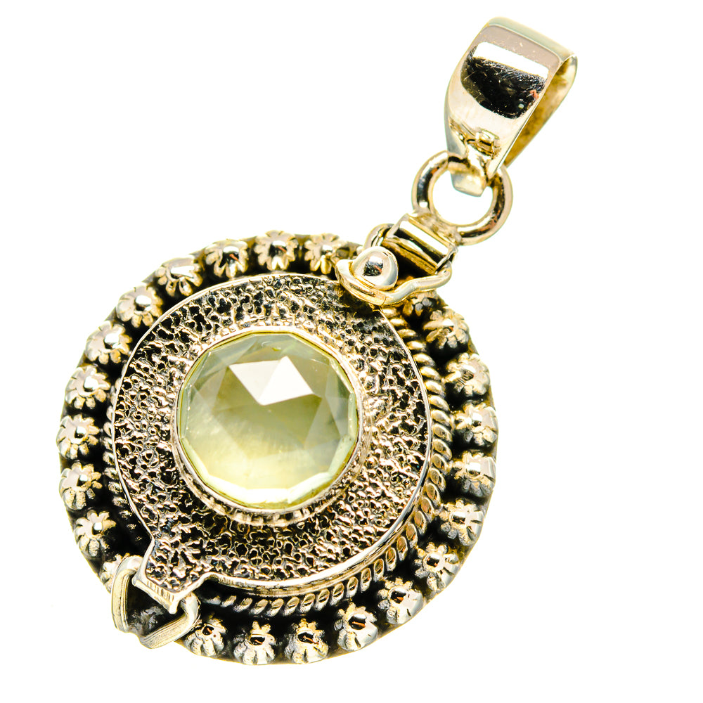 Prehnite Pendants handcrafted by Ana Silver Co - PD759852