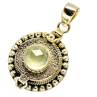 Prehnite Pendants handcrafted by Ana Silver Co - PD759852