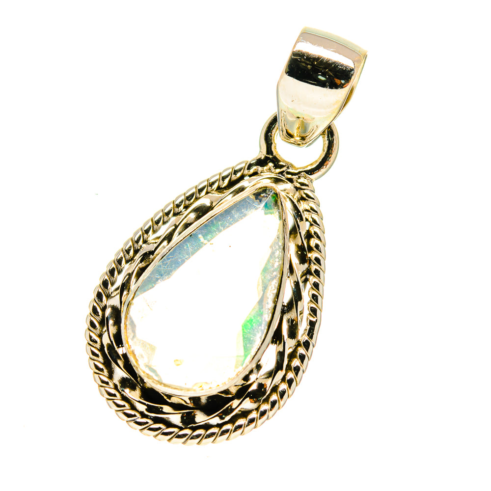 Ethiopian Opal Pendants handcrafted by Ana Silver Co - PD759853