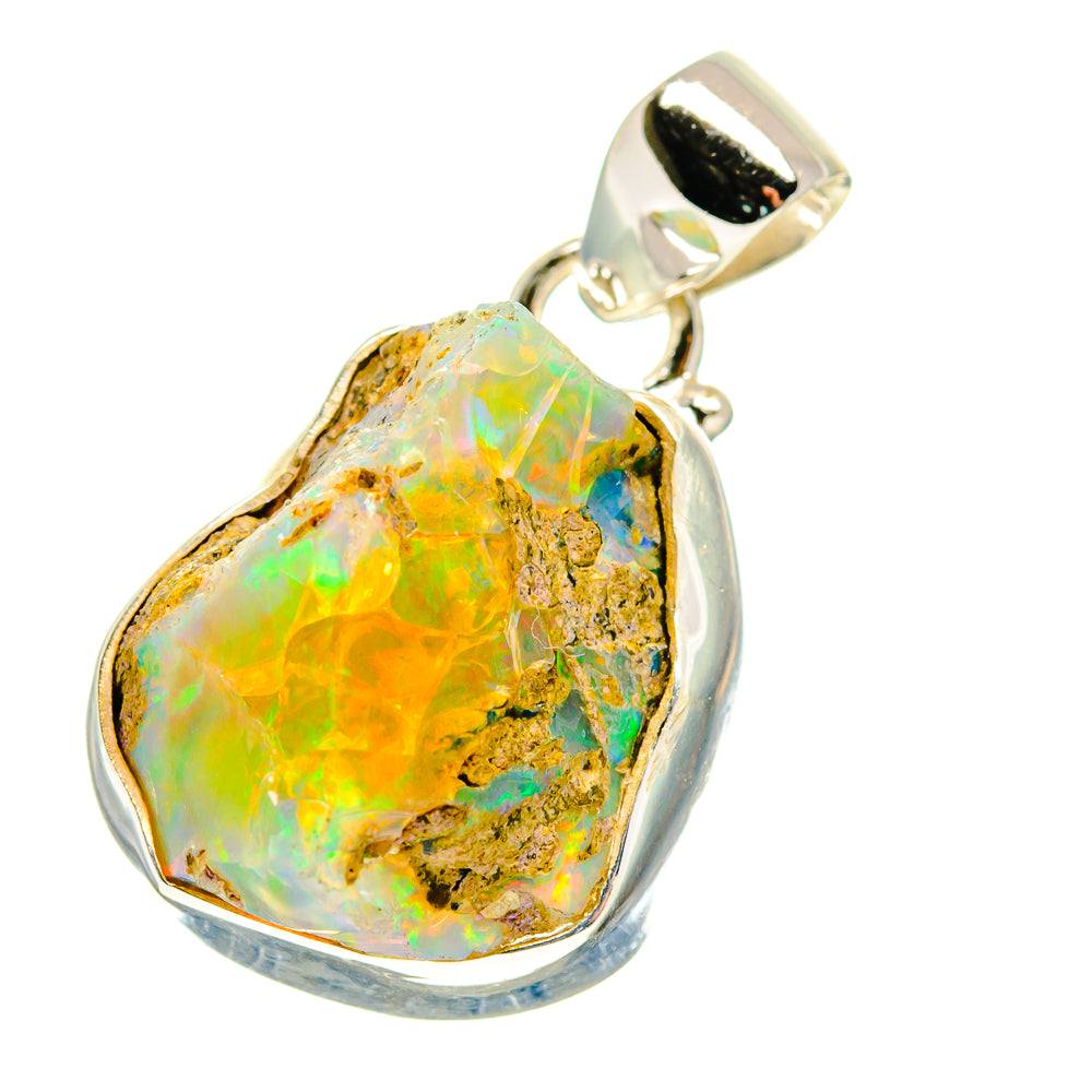 Ethiopian Opal Pendants handcrafted by Ana Silver Co - PD759856