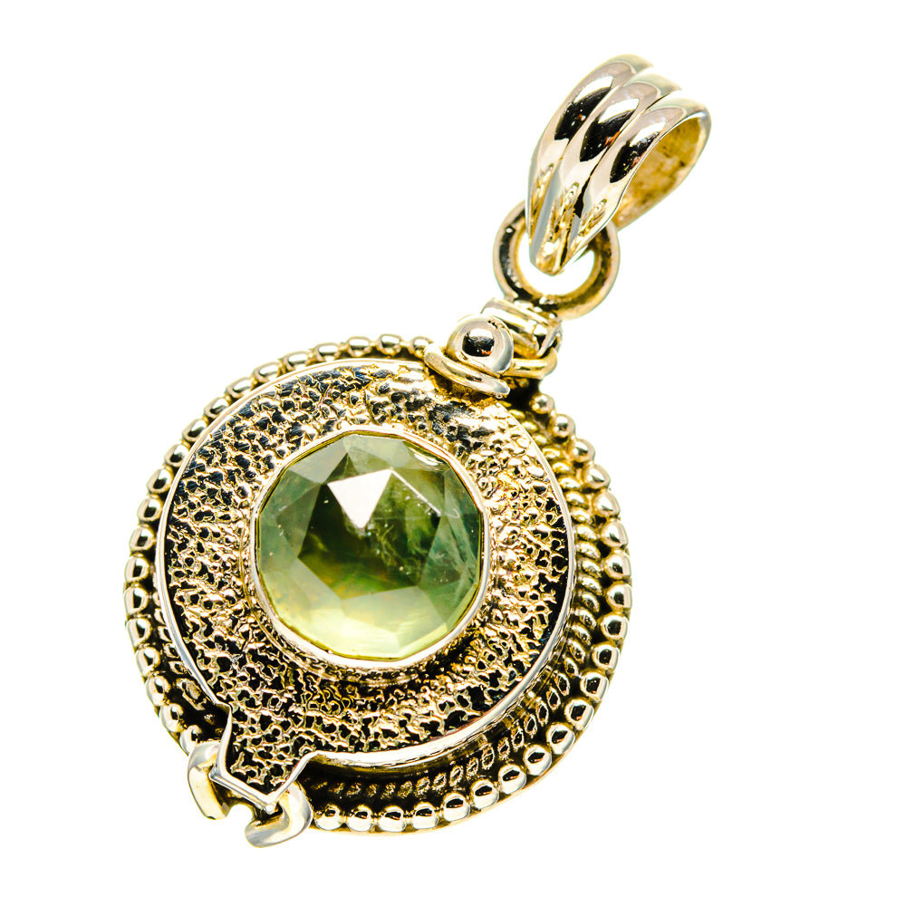 Prehnite Pendants handcrafted by Ana Silver Co - PD759862