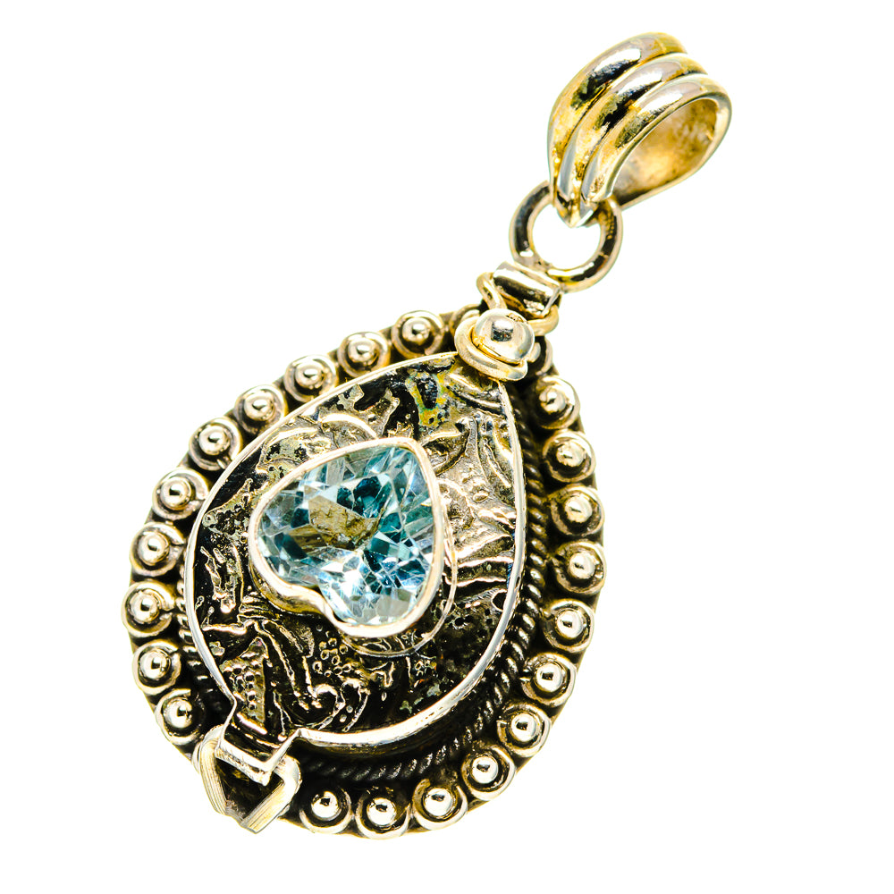 Blue Topaz Pendants handcrafted by Ana Silver Co - PD759872