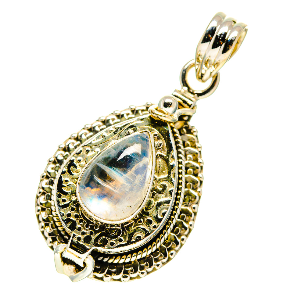 Rainbow Moonstone Pendants handcrafted by Ana Silver Co - PD759876