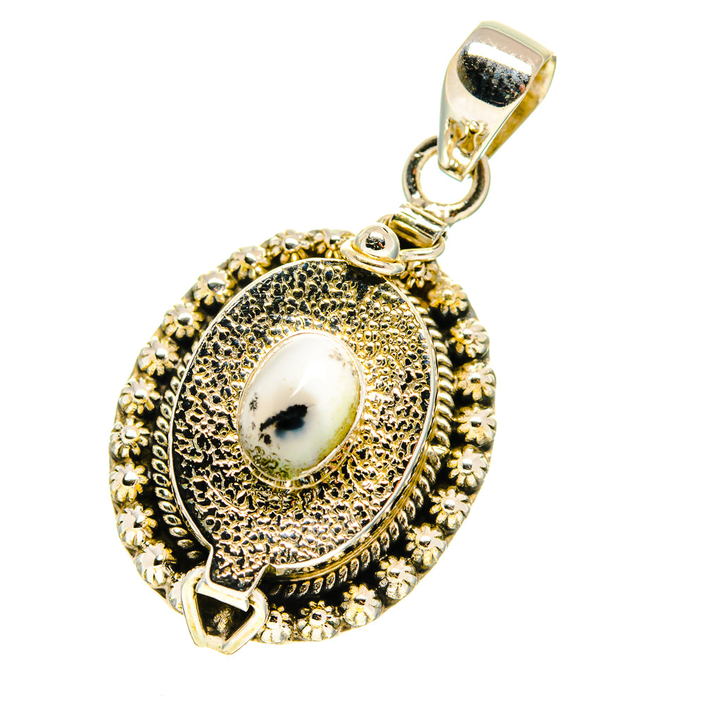 Dendritic Opal Pendants handcrafted by Ana Silver Co - PD759877