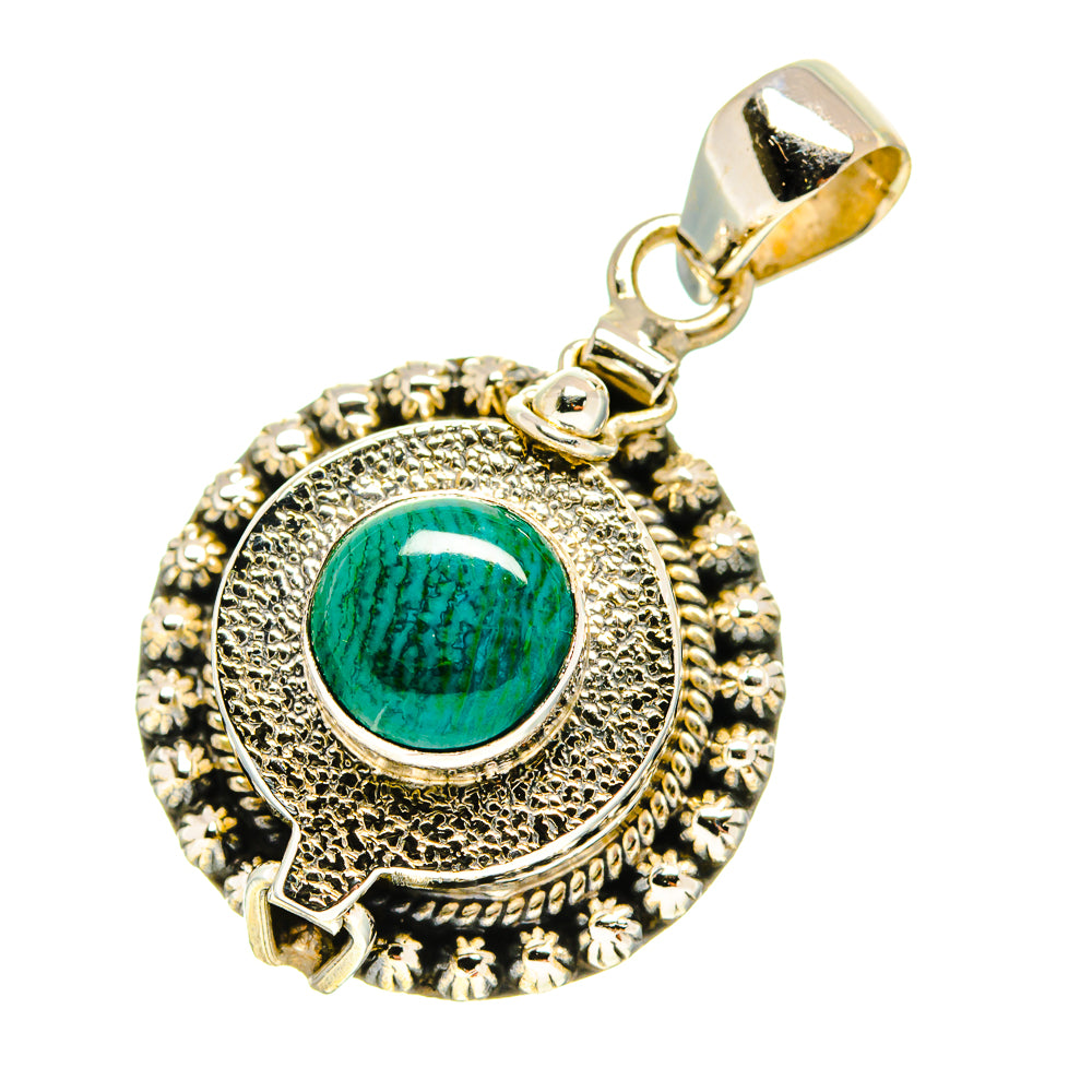 Malachite Pendants handcrafted by Ana Silver Co - PD759884