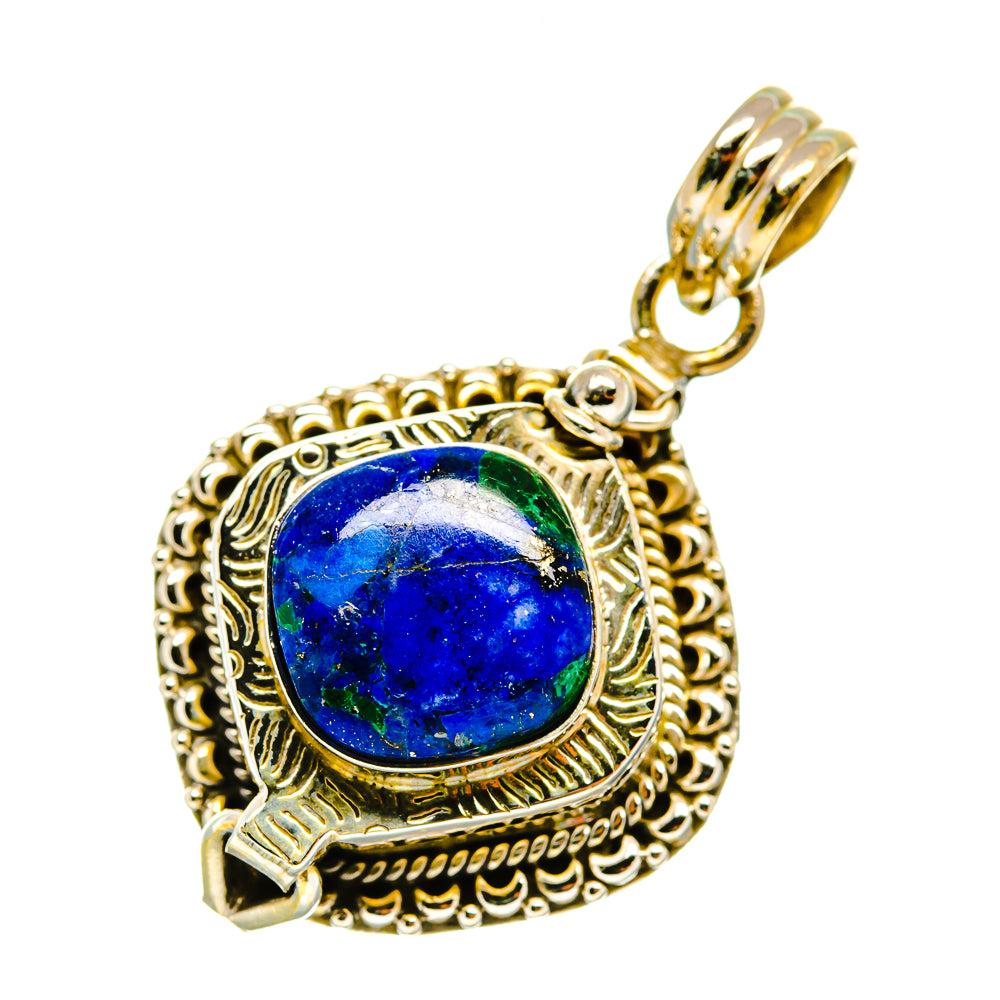 Azurite Pendants handcrafted by Ana Silver Co - PD4607