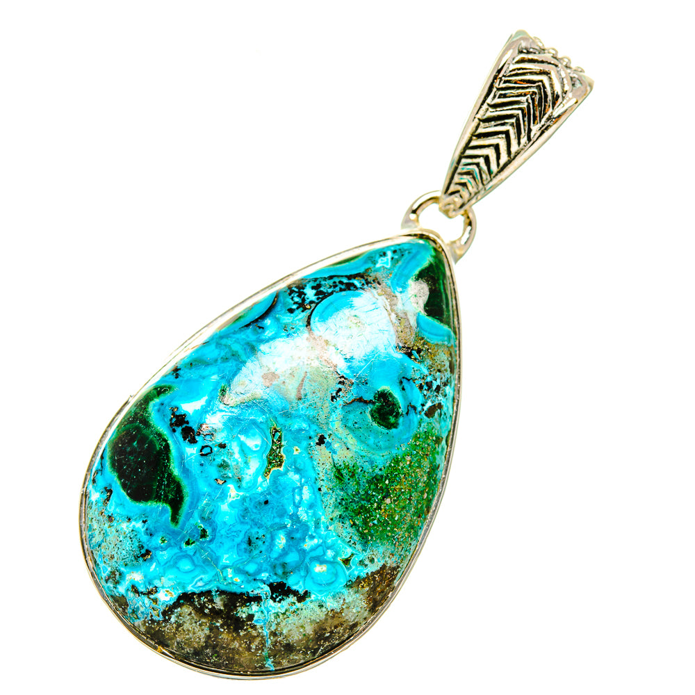 Chrysocolla Pendants handcrafted by Ana Silver Co - PD4622