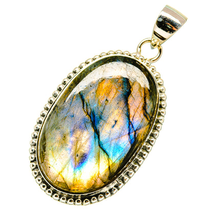 Labradorite Pendants handcrafted by Ana Silver Co - PD4623