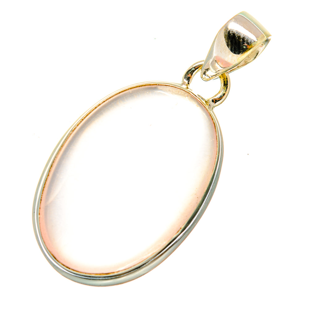 Rose Quartz Pendants handcrafted by Ana Silver Co - PD4624