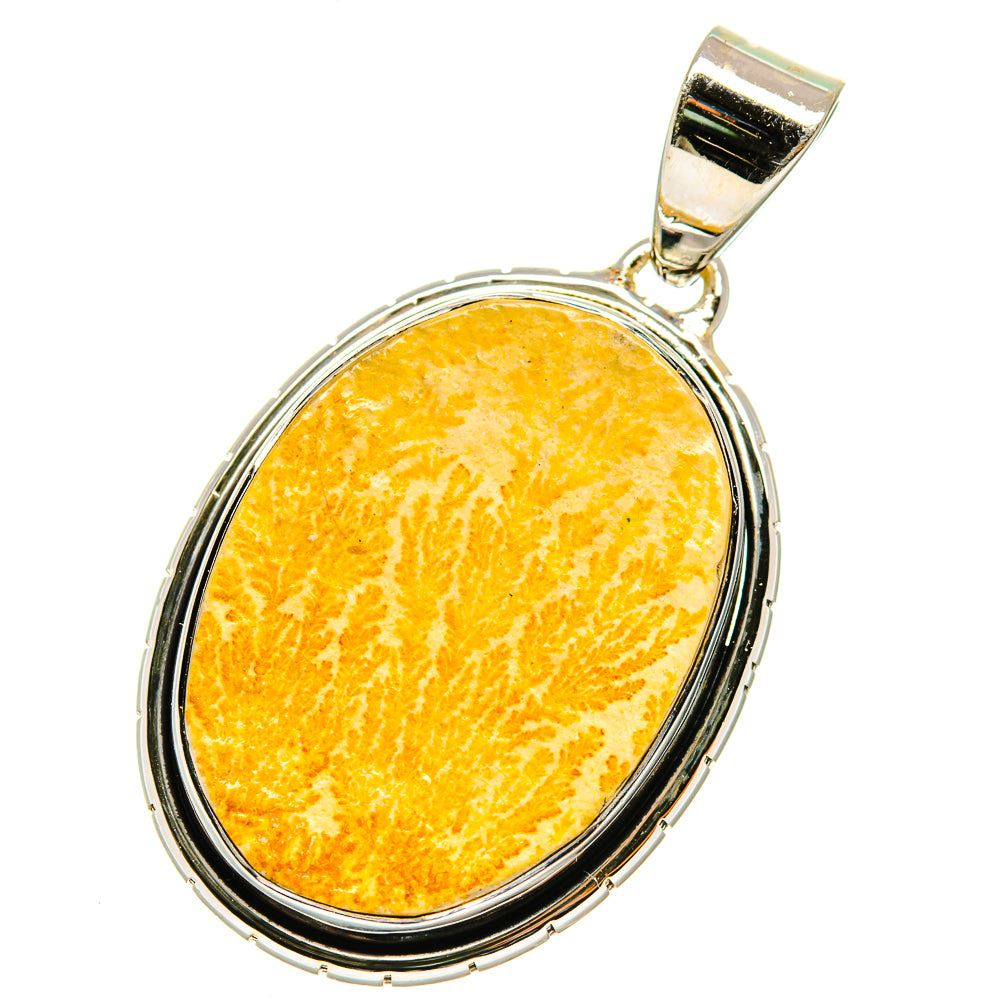 Germany Psilomelane Dendrite Pendants handcrafted by Ana Silver Co - PD4625