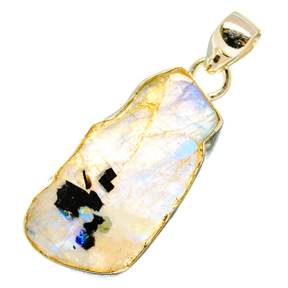 Rainbow Moonstone Pendants handcrafted by Ana Silver Co - PD4626
