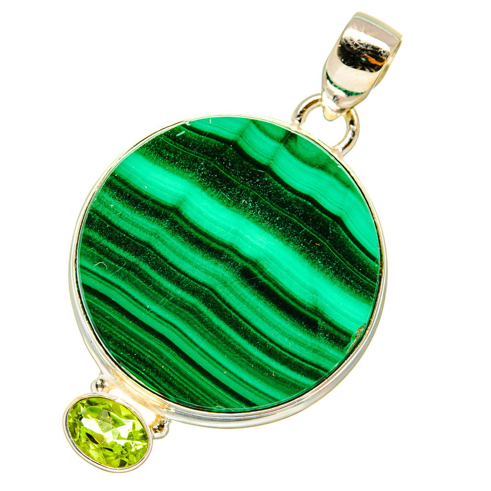 Malachite Pendants handcrafted by Ana Silver Co - PD4628