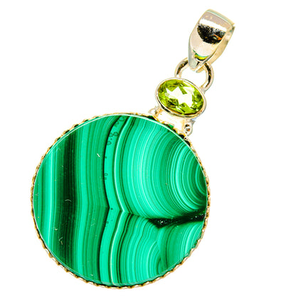 Malachite Pendants handcrafted by Ana Silver Co - PD4629